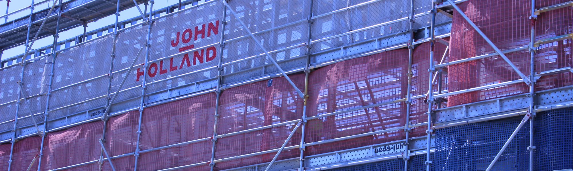 John Holland Printed Scaffmesh and Composite mesh containment